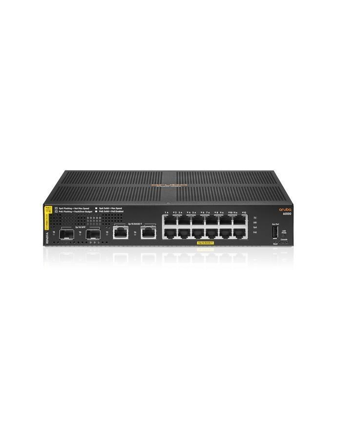 hewlett packard enterprise HPE Aruba 6000 12G CL4 2SFP 139W Switch Europe - English localization główny