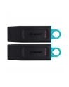 KINGSTON 64GB USB3.2 Gen 1 DataTraveler Exodia Black+Teal 2 Pieces - nr 1
