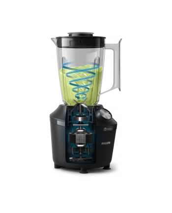 philips Blender kielichowy HR2191/01  czarny nr 1