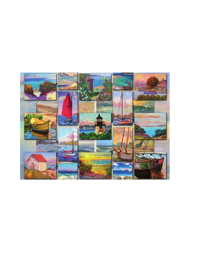 Puzzle 1500el Kolaż nadmorski 168200 RAVENSBURGER główny