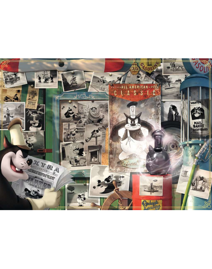 Puzzle 1000el Disney Villainous Złoczyńcy: Pete 168873 RAVENSBURGER główny