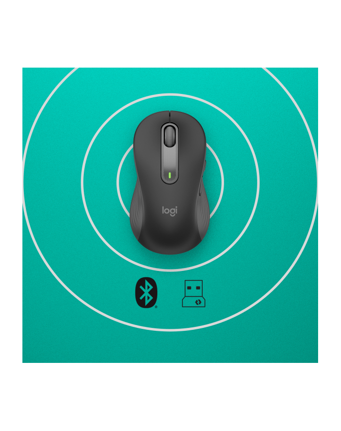 logitech Mysz bezprzewodowa Signature M650 L grafitowy wersja dla osób leworęcznych główny