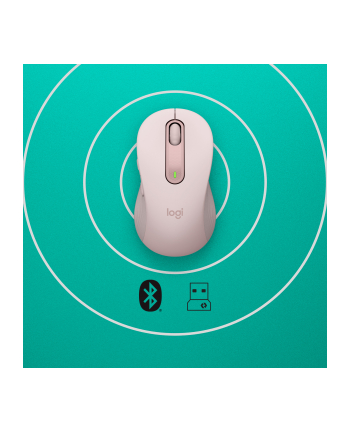 logitech Mysz bezprzewodowa Signature M650 różowy  910-006254