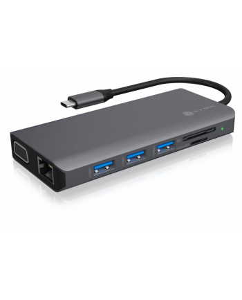 icybox Stacja dokująca IB-DK4070-CPD 12w1,2xHDMI,AUDIO,CR,VGA