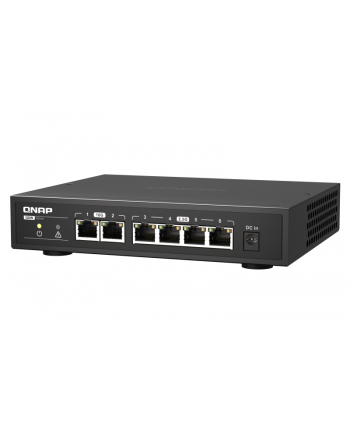 qnap Przełącznik QSW-2104-2T-(wersja europejska) 2x10GbE SFP+ 4x 2.5GbE RJ45