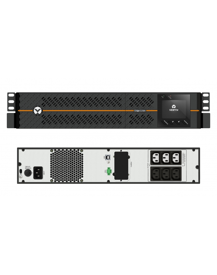 vertiv Zasilacz awaryjny Edge z baterią li-on 3000VA/2700W 6xC13, 1xC19 główny