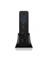icybox Zasilacz IB-382H-C31 2,5/3,5 HDD z wbudowanym HUB 1xUSB-C, 2xUSB -A,  12V2A - nr 3
