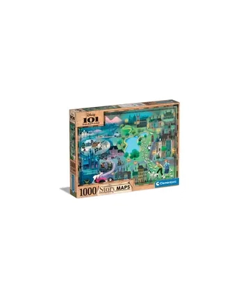 Clementoni Puzzle 1000el 101 Dalmatyńczyków. Disney 39665 nr 2