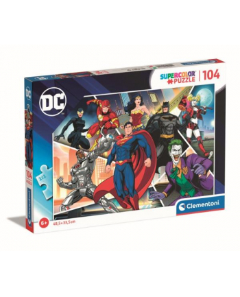 Clementoni Puzzle 104el DC Comics JL 2 25722