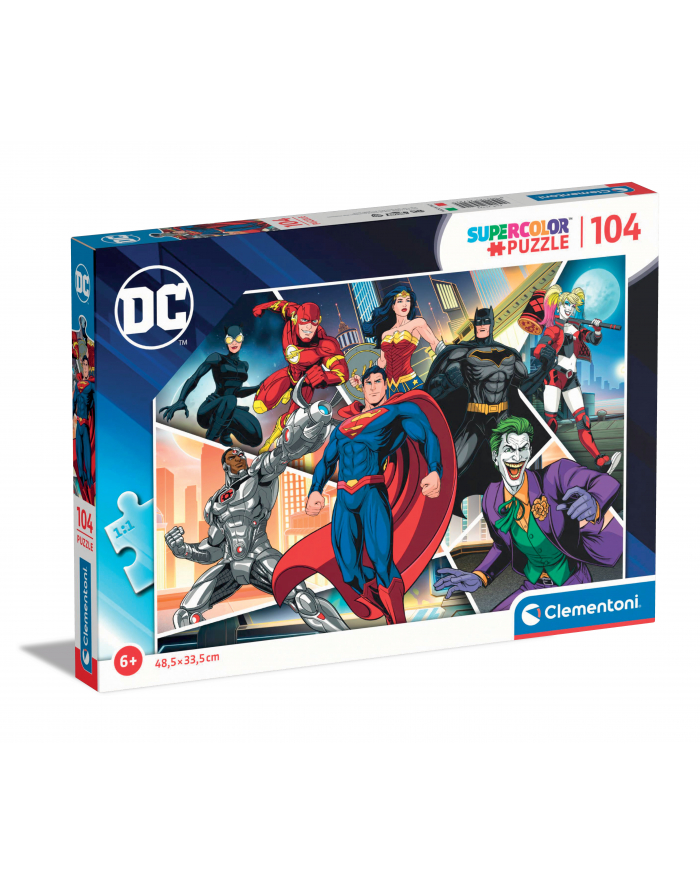 Clementoni Puzzle 104el DC Comics JL 2 25722 główny