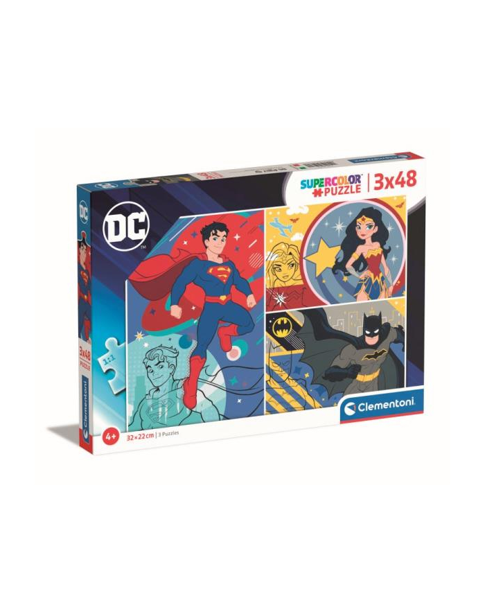 Clementoni Puzzle 3x48el DC Comics 25272 główny