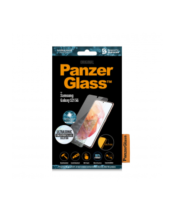 PANZERGLASS SZKŁO HARTOWANE SAMSUNG GALAXY S21 5G ANTYBAKTERYJNE DO ETUI 7269