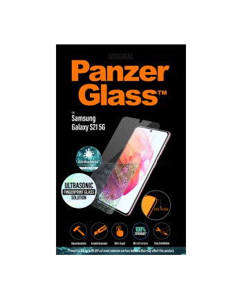 PANZERGLASS SZKŁO HARTOWANE SAMSUNG GALAXY S21 5G ANTYBAKTERYJNE DO ETUI 7269