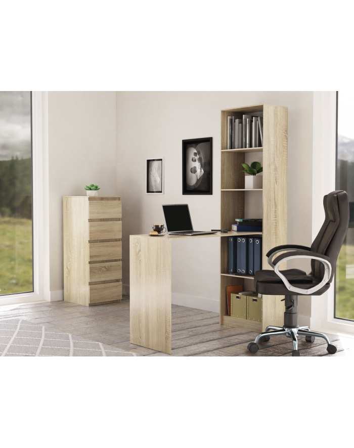 top e shop BIURKO Z REGAŁEM R50 LEWE/PRAWE SONOMA główny