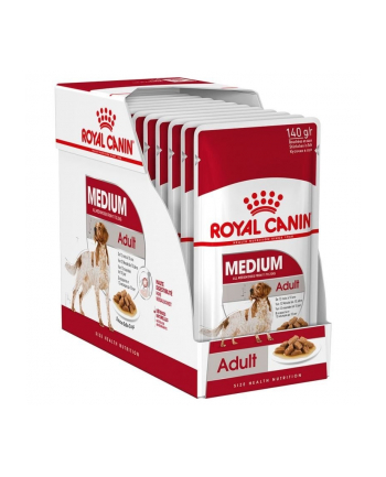 ROYAL CANIN SHN Medium Adult w sosie - mokra karma dla psa dorosłego - 10x140g