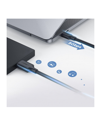 UGREEN KABEL MICRO-B USB 30 - USB-C 1M (CZARNY)