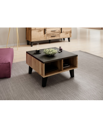 cama meble Ława LOTTA 60 wotan + czarny mat