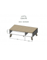 cama meble Zestaw LOTTA2 KOM1502D3S+KOM1102D4S+WIT+CT110 W/CZ - nr 17