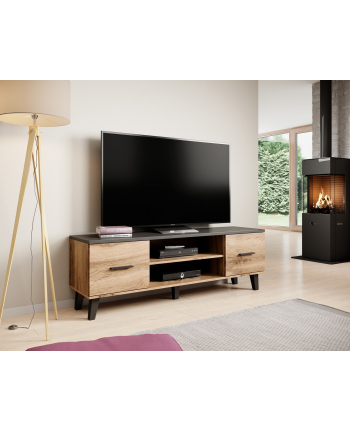 cama meble RTV LOTTA 160 2D2K wotan + czarny mat nr 2