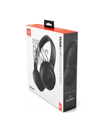 Słuchawki JBL Tune 510BT (czarne  bezprzewodowe  nauszne)