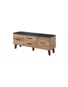 cama meble RTV LOTTA 140 2D2S wotan + czarny mat - nr 1