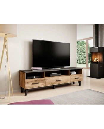 cama meble RTV LOTTA 180 3S3K wotan + czarny mat nr 2