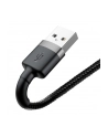 BAS(wersja europejska)S KABEL LIGHTNING USB 2 4A 1M SZARO-CZARNY - nr 9
