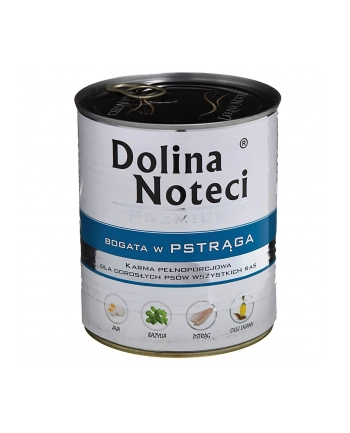 DOLINA NOTECI Premium bogata w pstrąga - mokra karma dla psa - 800g