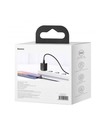 BAS(wersja europejska)S ŁADOWARKA SIECIOWA QUICK CHARGER 20W CZARNA