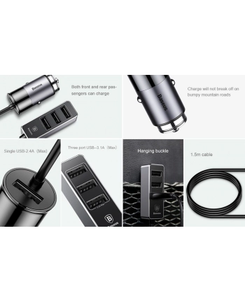 BAS(wersja europejska)S ŁADOWARKA SIECIOWA Z KABLEM USB-C DO LIGHTNING 1M 20W TZCCSUP-B01 CZARNY