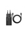 BAS(wersja europejska)S ŁADOWARKA SIECIOWA Z KABLEM USB-C DO LIGHTNING 1M 20W TZCCSUP-B01 CZARNY - nr 34