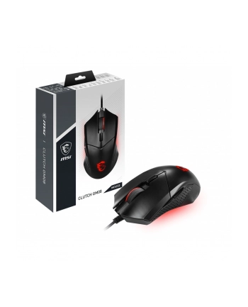 Mysz gamingowa MSI CLUTCH GM08 4200DPI 1000Hz (S12-0401800-CLA) 2Y Black/Red nr 1