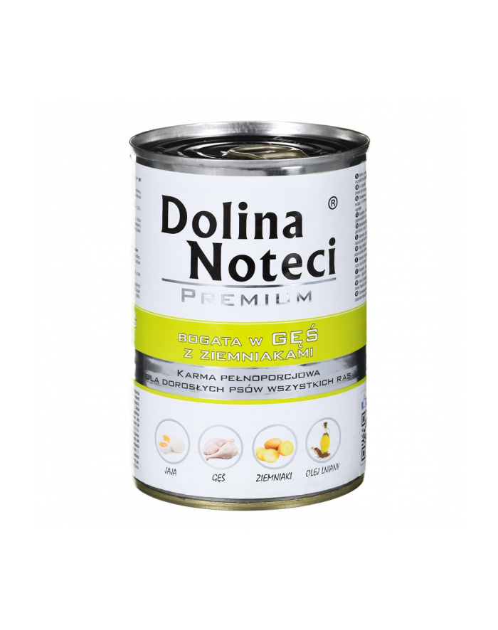DOLINA NOTECI Premium bogata w gęś z ziemniakami - mokra karma dla psa - 400g główny