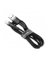 BAS(wersja europejska)S KABEL LIGHTNING USB 2 4A 1M SZARO-CZARNY - nr 1