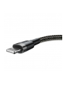 BAS(wersja europejska)S KABEL LIGHTNING USB 2 4A 1M SZARO-CZARNY - nr 8