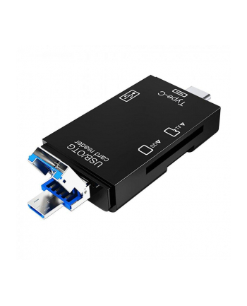 VAKOSS CZYTNIK KART 6W1 USB A/ MICRO USB/ USB C/ SD/ MICRO SD/ USB TC-R425X