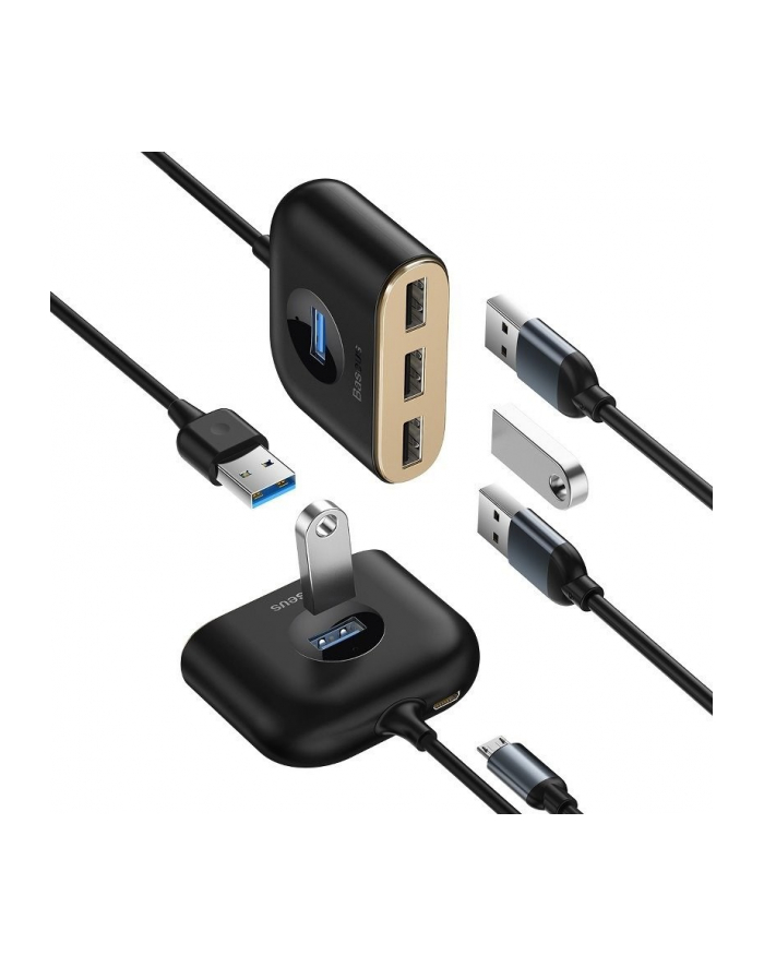 BAS(wersja europejska)S HUB ADAPTER 4W1 USB 30/USB 30+3XUSB 20 C główny