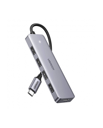 UGREEN ADAPTER 4W1 USB/4X USB 30+MICRO USB SZARY nr 1