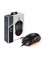 Mysz gamingowa MSI CLUTCH GM08 4200DPI 1000Hz (S12-0401800-CLA) 2Y Black/Red - nr 14