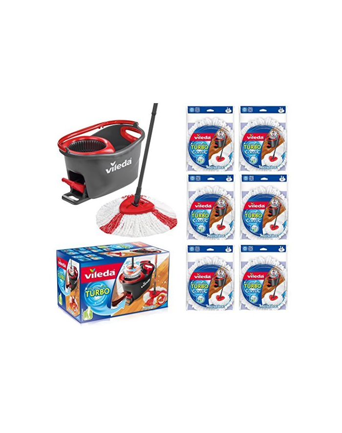 Mop obczerwonyowy Vileda TURBO główny