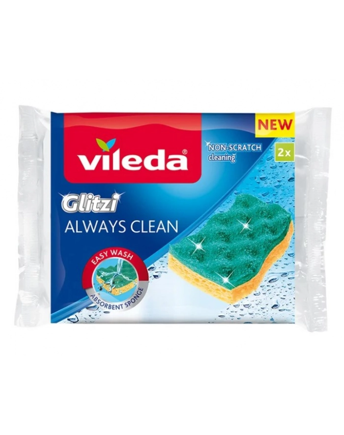Zmywak wiskozowy Vileda Glitzi Always Clean 2 szt główny