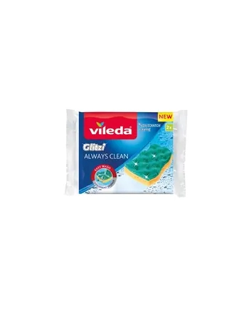 Zmywak wiskozowy Vileda Glitzi Always Clean 2 szt nr 2