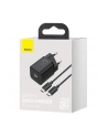 BAS(wersja europejska)S ŁADOWARKA SIECIOWA Z KABLEM USB-C DO USB-C TZCCSUP-L01 SUPER SI 1C 25W CZARNA - nr 1