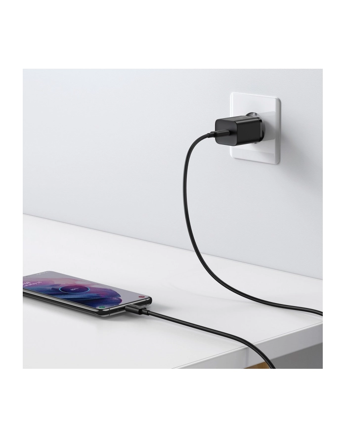 BAS(wersja europejska)S ŁADOWARKA SIECIOWA Z KABLEM USB-C DO USB-C TZCCSUP-L01 SUPER SI 1C 25W CZARNA główny