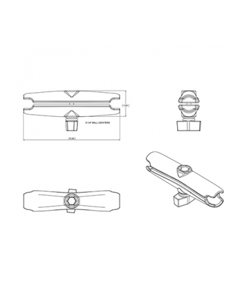 ram mounts RAM MOUNT ramię montażowe długie rozmiar kuli B RAM-B-201U-C nr 2