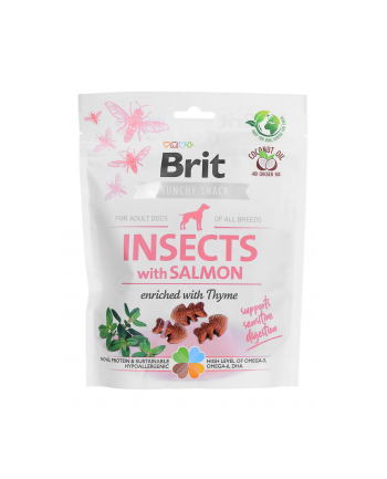 Przysmak Brit Care Dog Insect'Salmon 200g