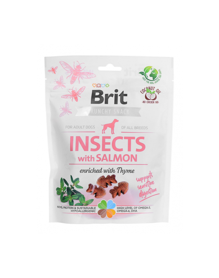 Przysmak Brit Care Dog Insect'Salmon 200g główny