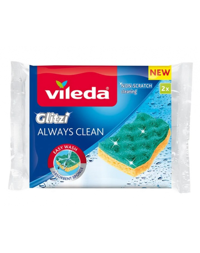 Zmywak wiskozowy Vileda Glitzi Always Clean 2 szt główny