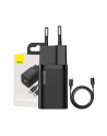 BAS(wersja europejska)S ŁADOWARKA SIECIOWA Z KABLEM USB-C DO USB-C TZCCSUP-L01 SUPER SI 1C 25W CZARNA - nr 15