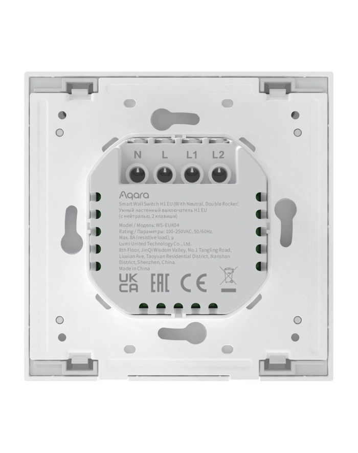 Aqara Wall Double Switch H1 WS-(wersja europejska)K04 główny